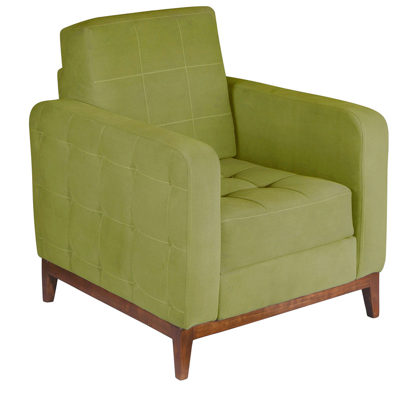 مبل راحتی یک نفره چشمه نور کد MA-301.1-BR-GR