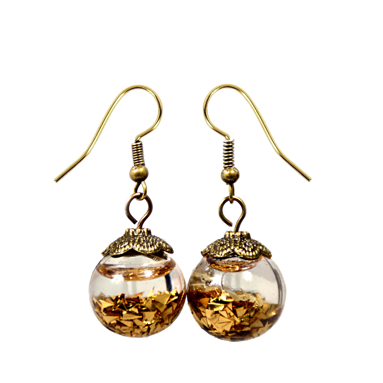 گوشواره طلا 24 عیار زنانه کد 1327