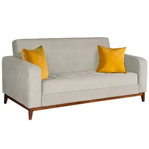 مبل راحتی سه نفره چشمه نور کد MA-301.3-BR-CR