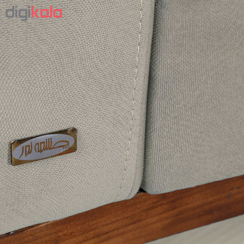 مبل راحتی سه نفره چشمه نور کد MA-301.3-BR-CR
