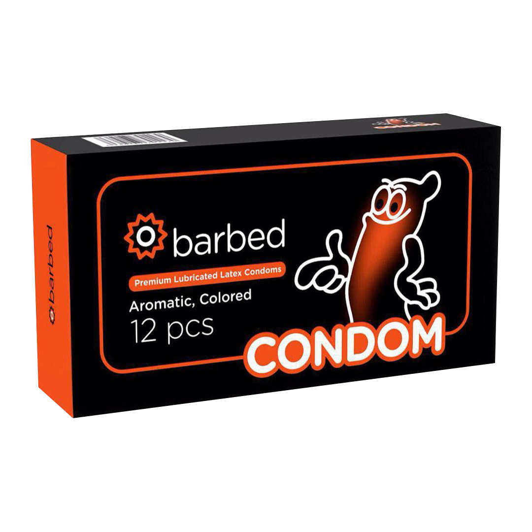 کاندوم کاندوم مدل Barbed بسته 12 عددی