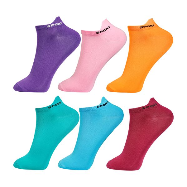 جوراب زنانه دیساین کد RG-DC 205 مجموعه 6 عددی جوراب زنانه دیساین کد RG-DC 205 مجموعه 6 عددی
