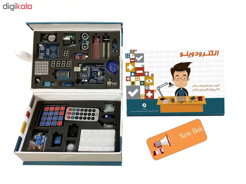 کیت آموزشی گام به گام الکترونیک کنکاش تِک مدل Electroduino