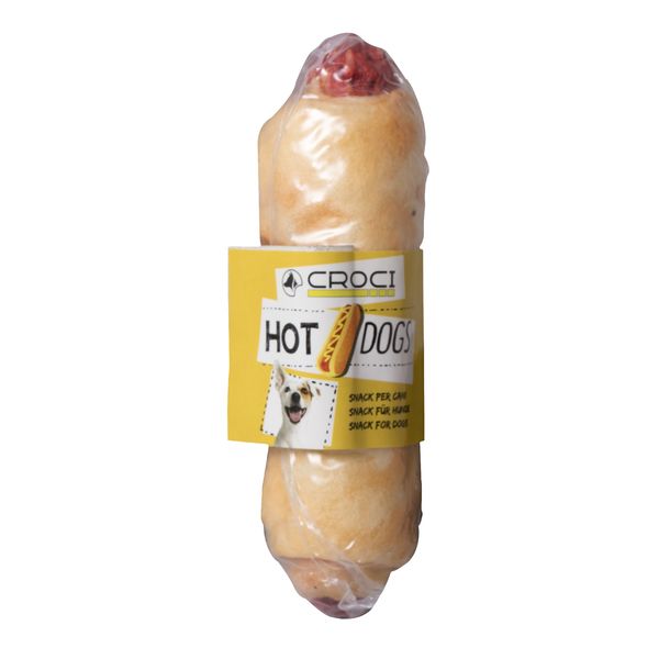 تشویقی سگ کروچی مدل Hot Dog وزن 65 گرم تشویقی سگ کروچی مدل Hot Dog وزن 65 گرم