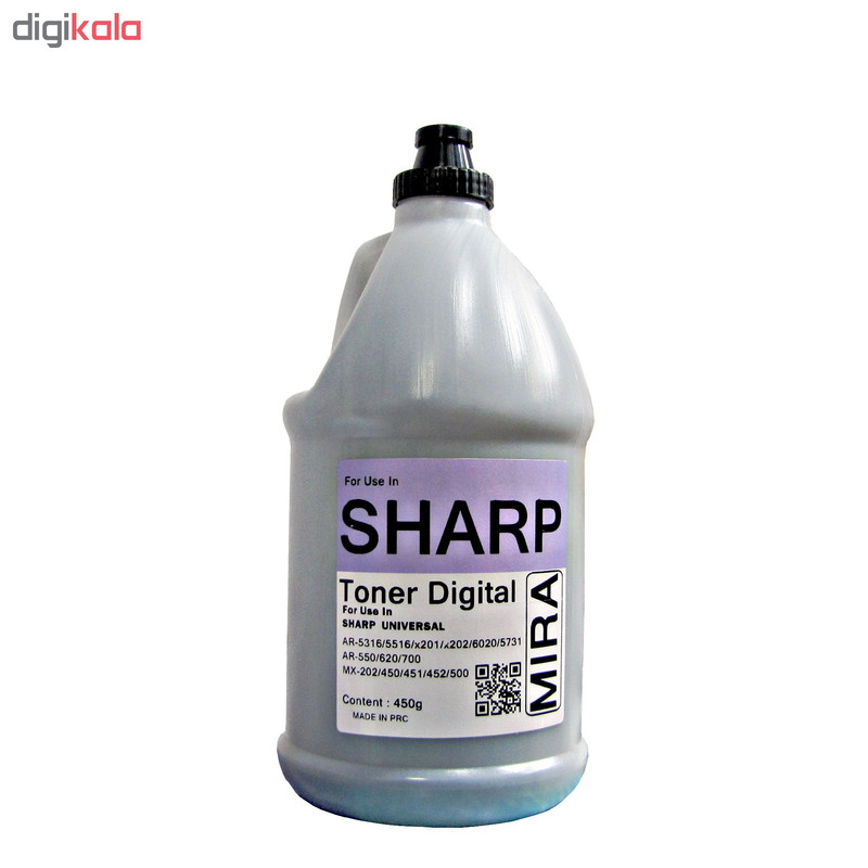 پودر شارژ مشکی 450 گرمی میرا مدل SHARP