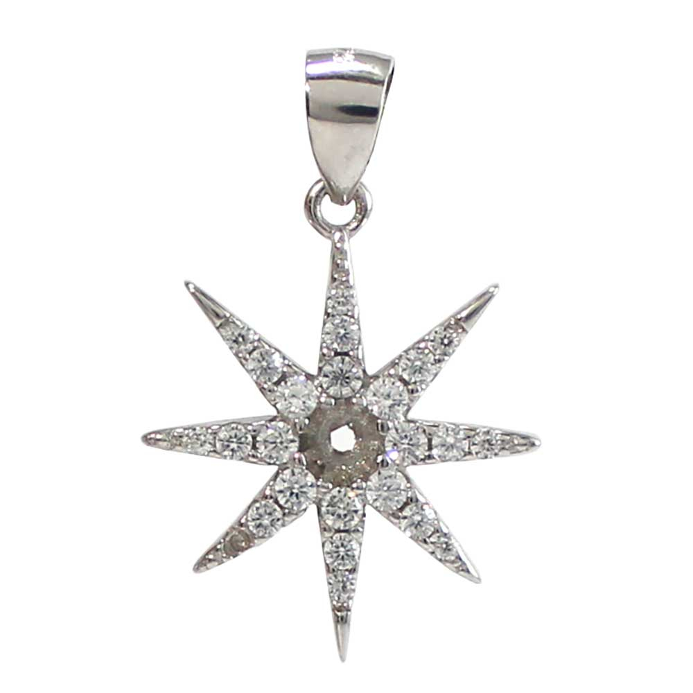 آویز گردنبند نقره زنانه کد 01806