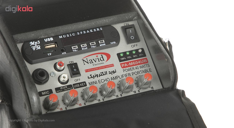 آمپلی فایر قابل حمل نوید الکترونیک مدل PA-M604UB