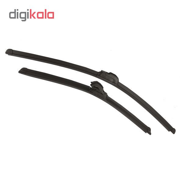 تیغه برف پاک کن کد km18 مناسب برای پژو 206 بسته 2عددی