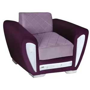 مبل راحتی یک نفره چشمه نور کد MA-307.1-WT-PUR-DPUR