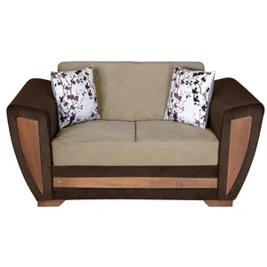 مبل راحتی دو نفره چشمه نور کد MA-307.2-BR-BR-N