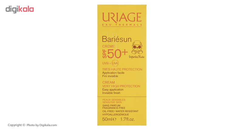 کرم ضد آفتاب اوریاژ سری Bariesun مدل Light حجم 50 میلی لیتر