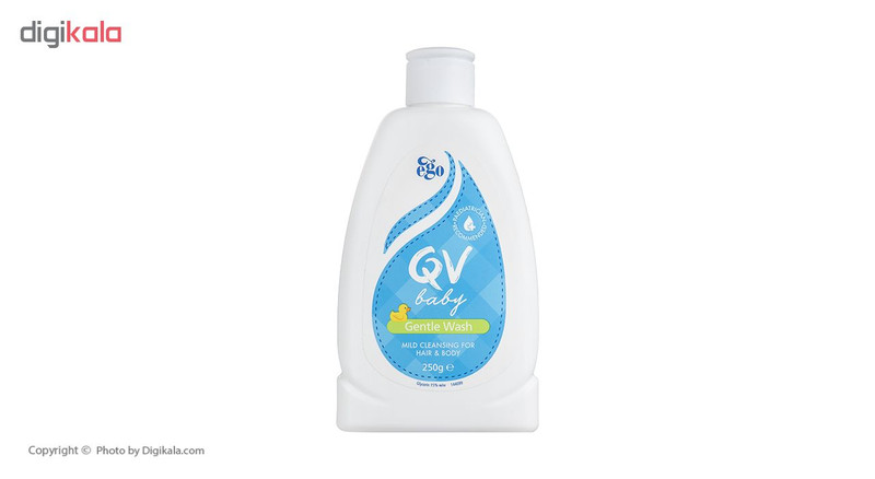 کرم شست‌ و شو کودک کیووی مدل Gentel Wash حجم 250 میلی لیتر