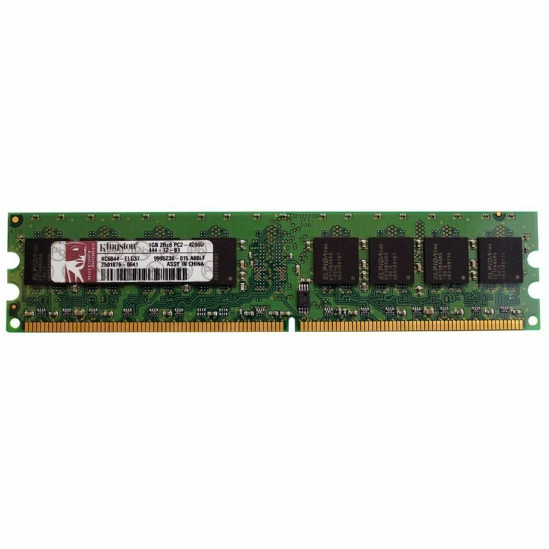 رم دسکتاپ DDR2 تک کاناله 533 مگاهرتز CL4 کینگستون مدل KC6844-ELG37 ظرفیت 1 گیگابایت
