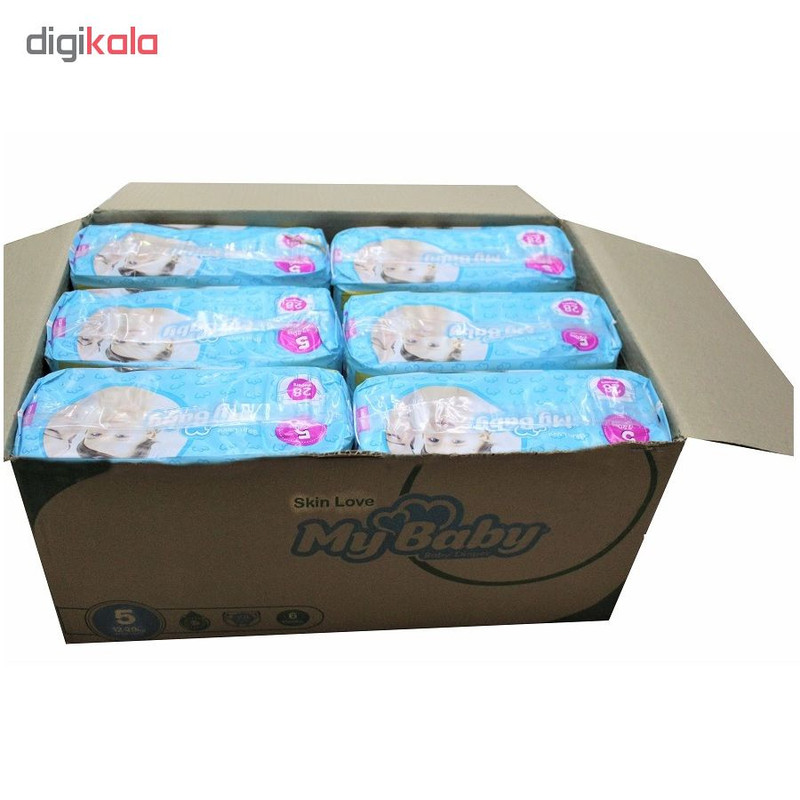 پوشک مای بیبی مدل Chamomile سایز 5 بسته 6 عددی