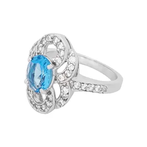 انگشتر نقره زنانه کد R165lightB