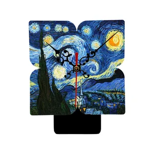ساعت رومیزی طرح شب پرستاره کد SA-36