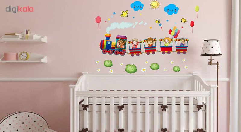 استیکر کودک طرح قطار شادی