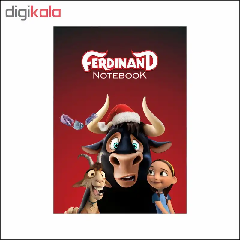 دفتر مشق طرح دخترانه بسته 6 عددی