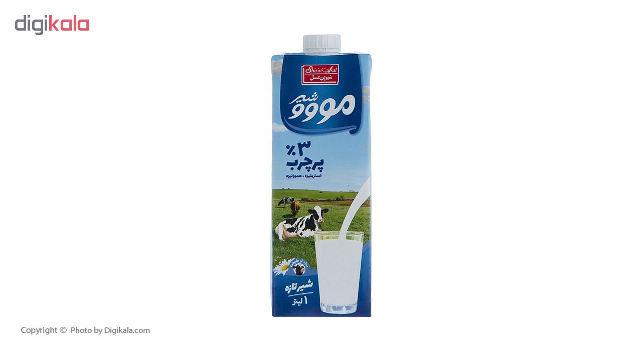 شیر پرچرب مووو حجم 1 لیتری