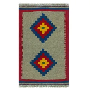 گلیم دستبافت یک متری آریا راگز مدل glm 1132