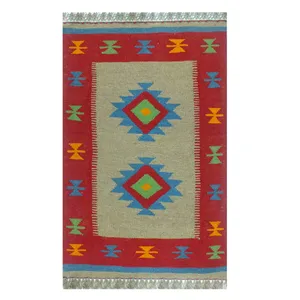 گلیم دستبافت یک متری آریا راگز مدل glm 1135