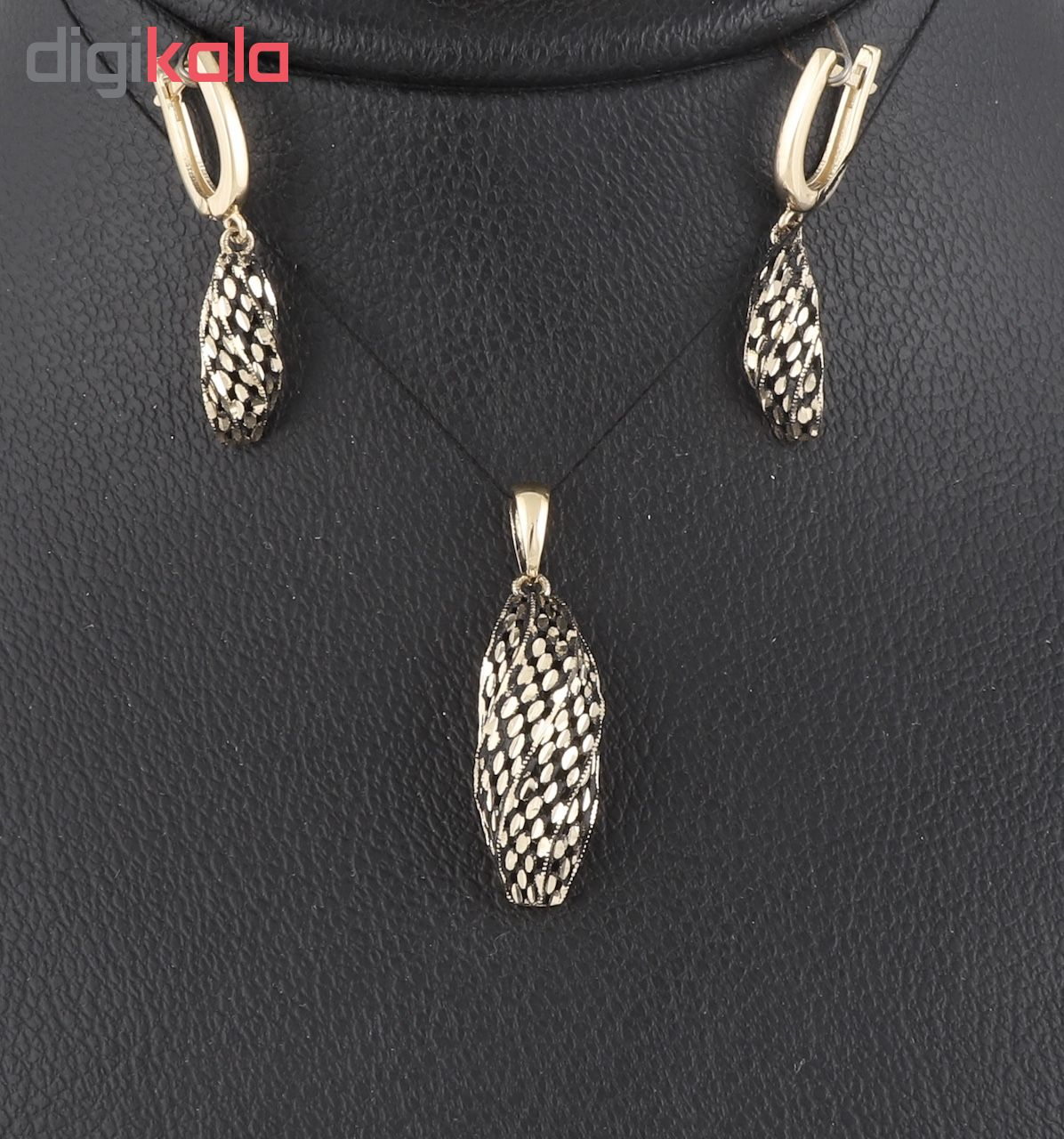 نیم ست طلا 18 عیار زنانه کد G528