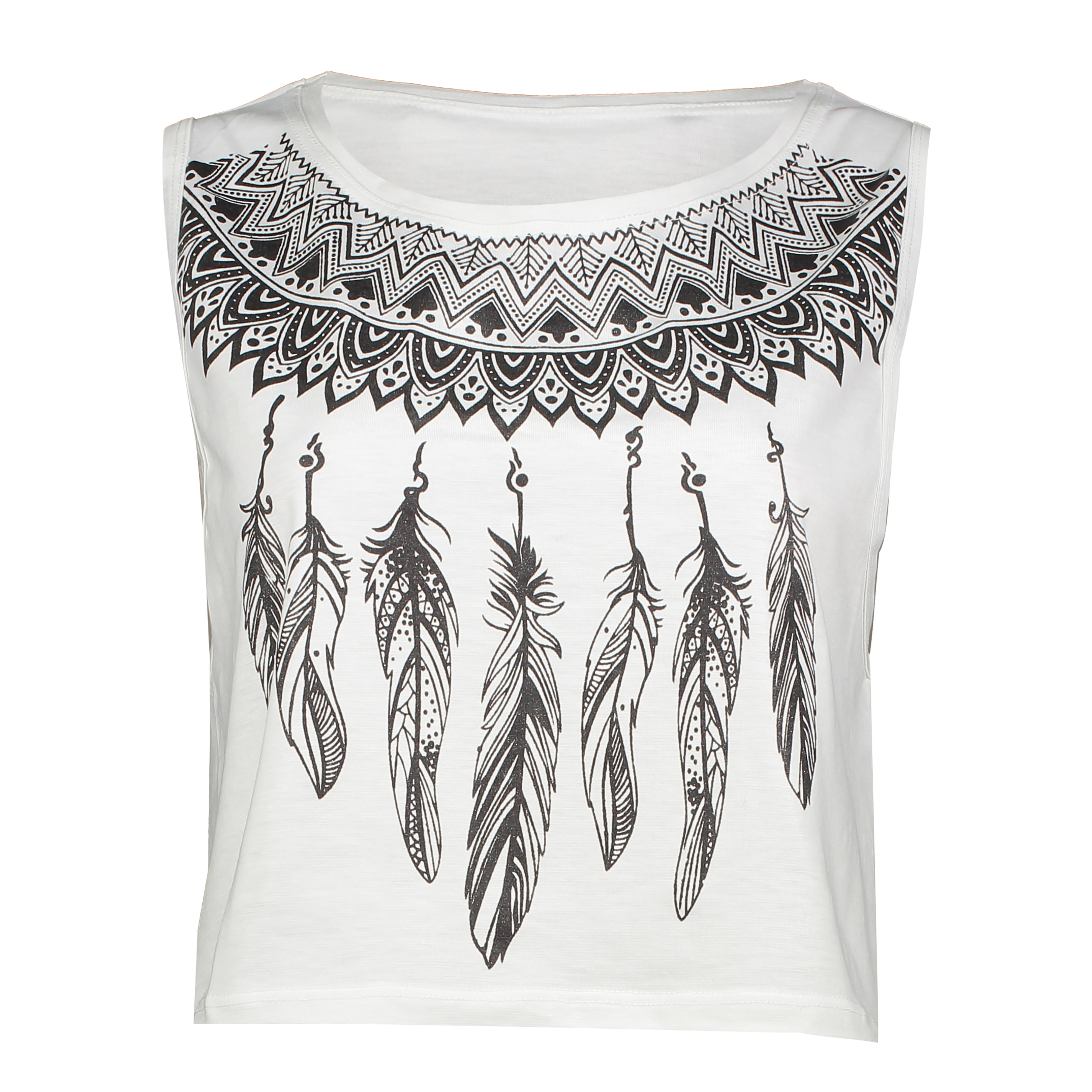 نیم تنه زنانه طرح feather