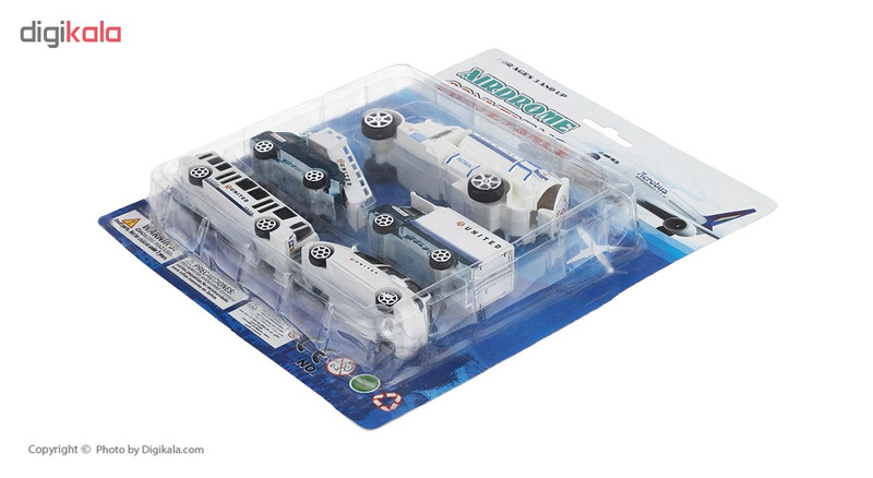 ماشین بازی طرح خودروهای فرودگاهی کد 3603 مجموعه 5 عددی