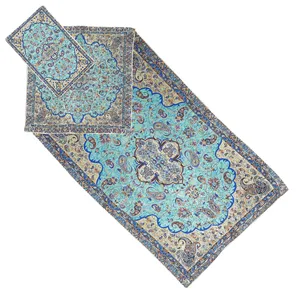 سجاده ترمه مدل شاه عباسی کد SABZABIWL