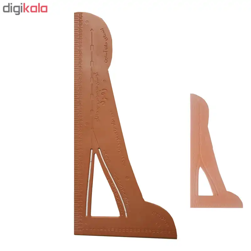 گونیا خیاطی زمرد کد 32439 مجموعه 2 عددی