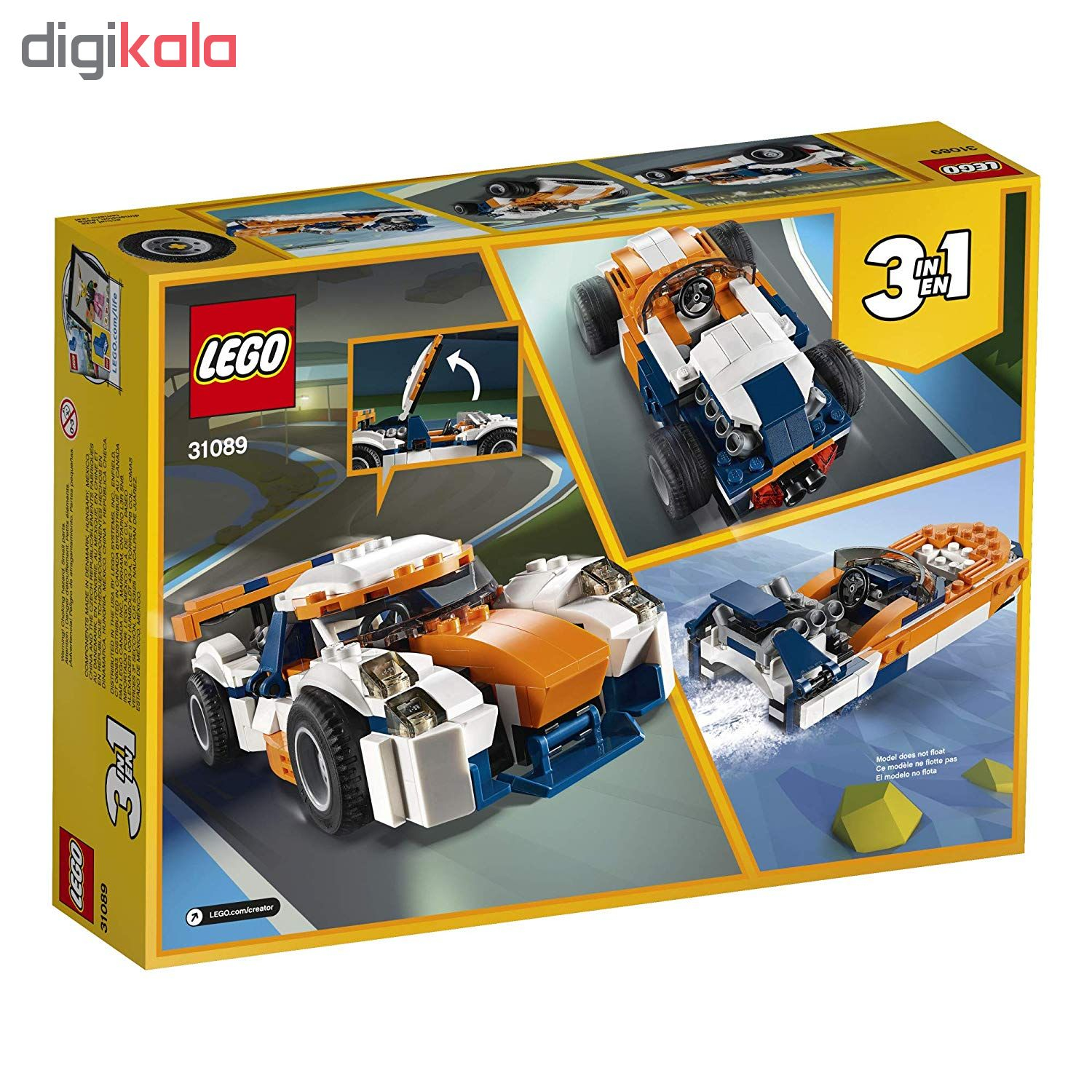 لگو لگو مدل 31089 Sunset Track Racer