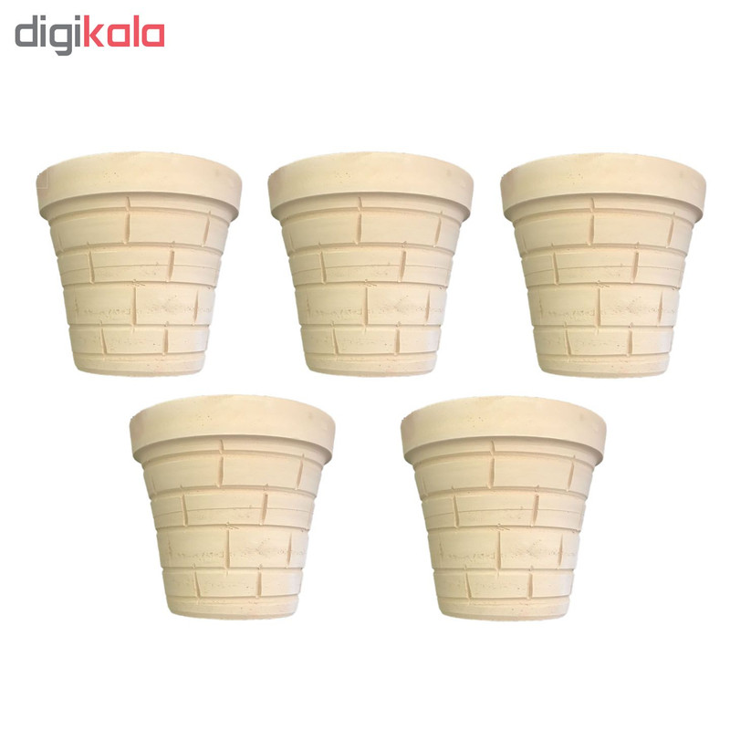 گلدان مدل selin605 بسته 5 عددی