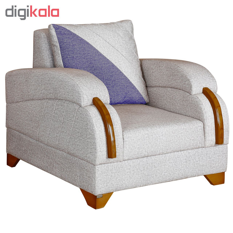 مبل راحتی یک نفره چشمه نور کد MA-312.1-CR-PUR