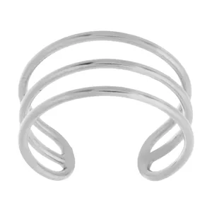 انگشتر نقره زنانه طرح سه حلقه کد ZB-R31