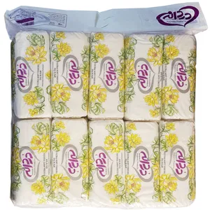 دستمال کاغذی دوردانه مدل Ultra Soft Sunflower بسته 10 عددی
