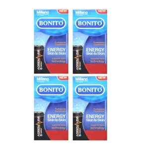 کاندوم بونیتو مدل Energy مجموعه 4 عددی