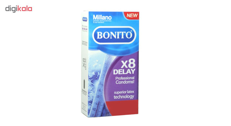 کاندوم بونیتو مدل X8 delay بسته 12 عددی