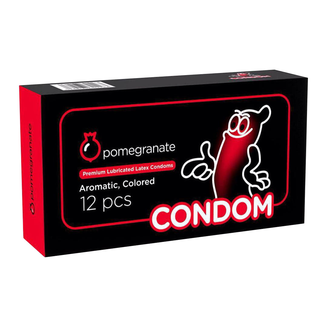 کاندوم کاندوم مدل Pomegranate بسته 12 عددی