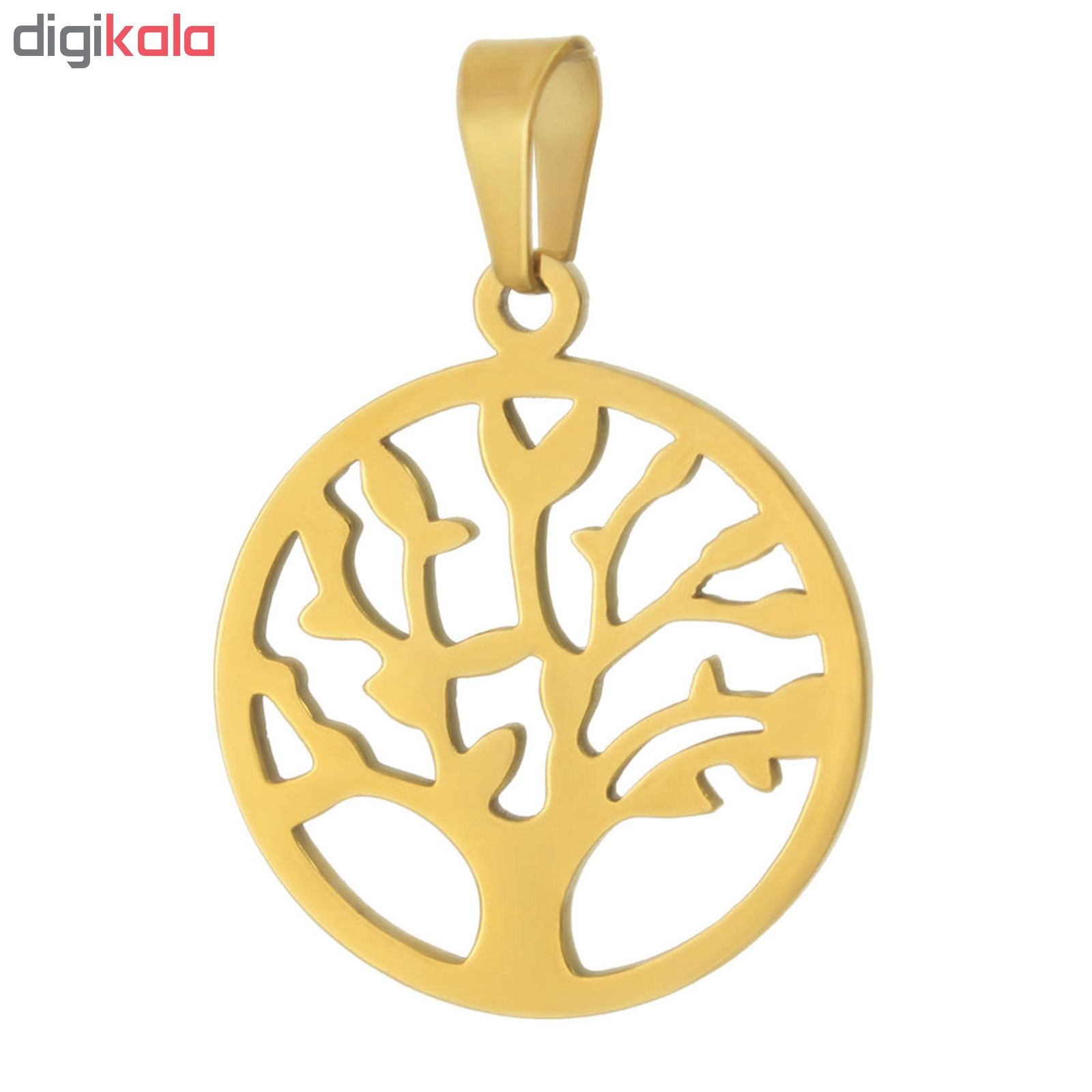 آویز گردنبند طلا 18 عیار زنانه کد SG306 -  - 2