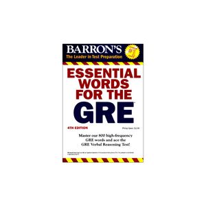 نقد و بررسی کتاب Essential words for the GRE اثر Philip Geer انتشارات Barrons توسط خریداران