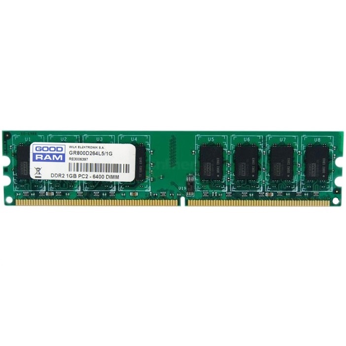 رم دسکتاپ DDR2 تک کاناله 800 مگاهرتز CL5 گود رم مدل GR800D264L5 ظرفیت 1 گیگابایت