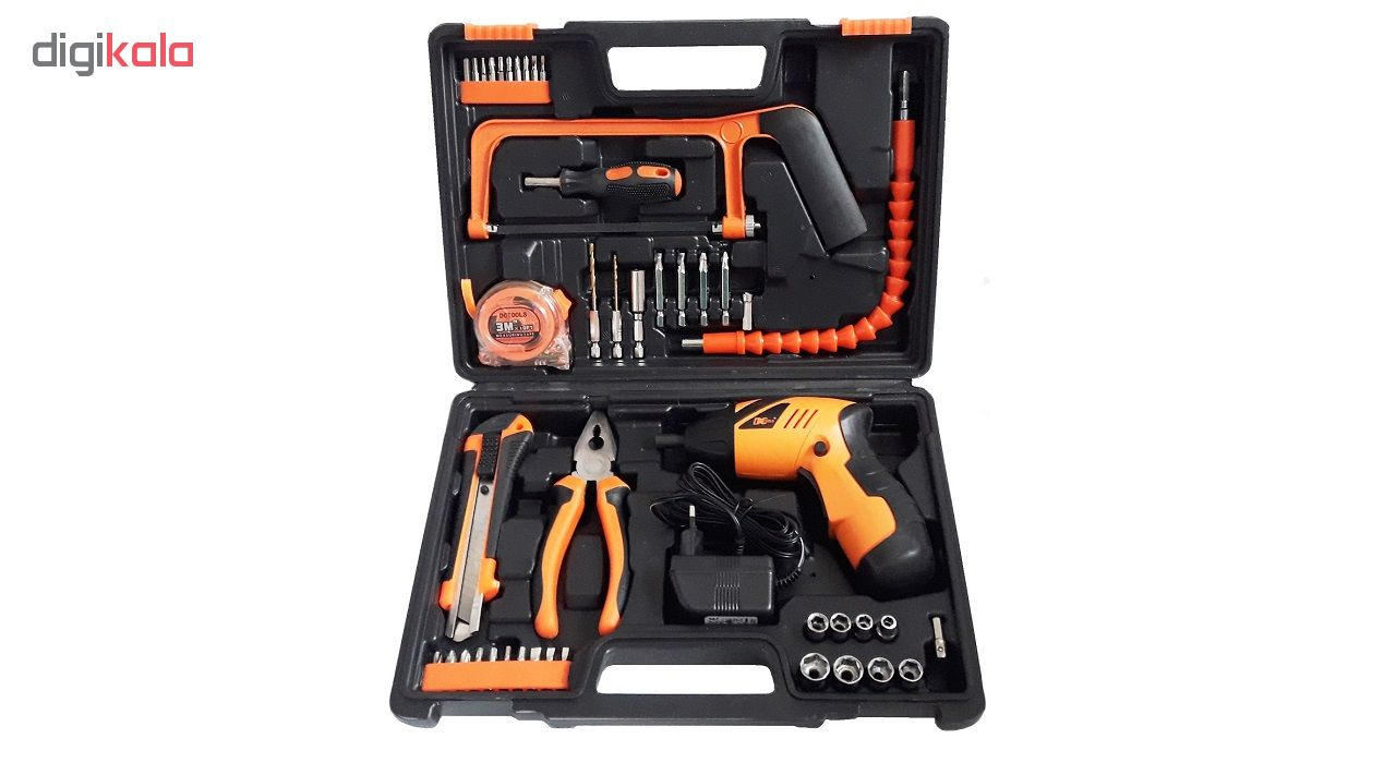 پیچ گوشتی شارژی دی سی تولز مدل S032 کد SAW-06