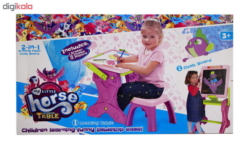 ست میز و صندلی تحریر مای لیتل هورس کد pn001