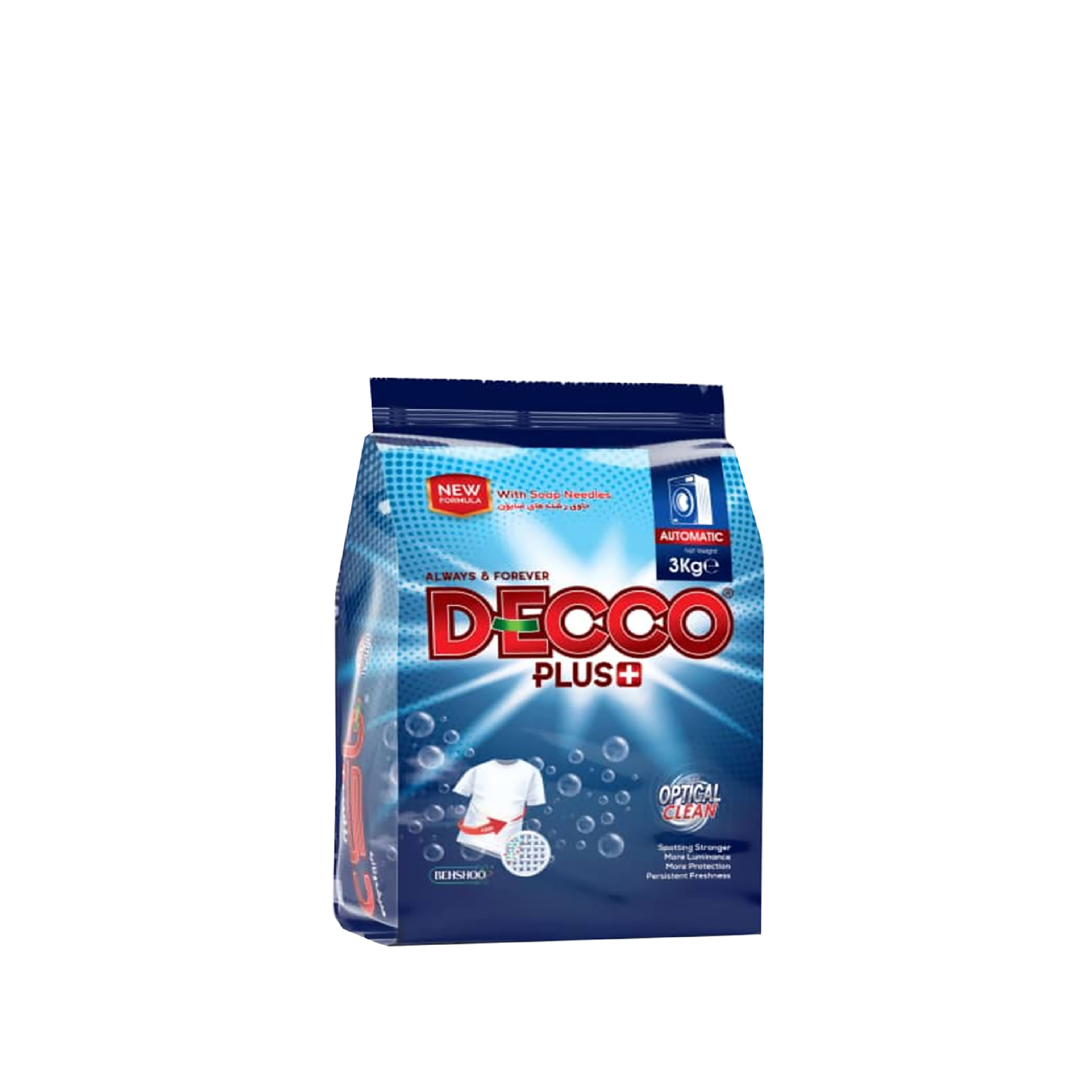 پودر ماشین لباسشویی دکو مدل PLUS وزن 3000 گرم