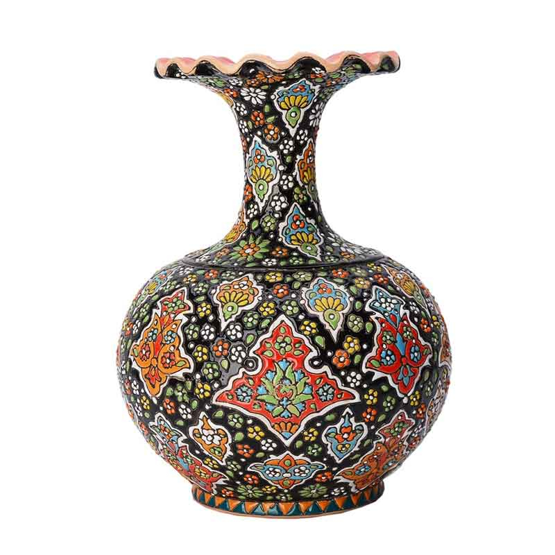 گلدان میناکاری گالری رجایی کد 1010003104
