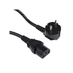  کابل برق 3 پین منبع تغذیه کامپیوتر مدل  mb116 طول 1.5 متر بسته 10 عددی