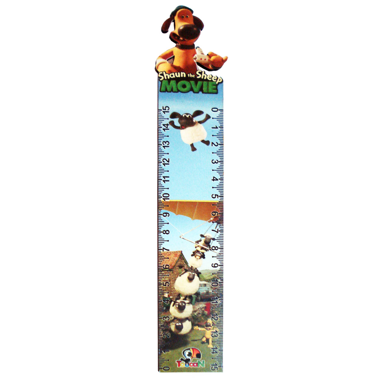 خط کش 15 سانتی متری مدل SHAUN THE SHEEP کد 12