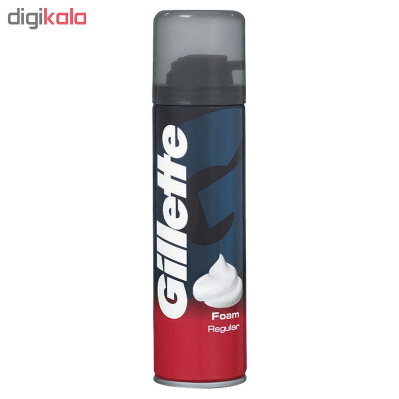 فوم اصلاح ژیلت سری REGULAR حجم 300 میلی لیتر فوم اصلاح ژیلت سری REGULAR حجم 300 میلی لیتر