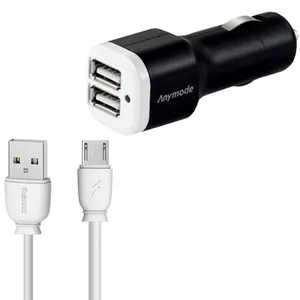 شارژر فندکی انی مود مدل ACK-C450 به همراه کابل تبدیل microUSB