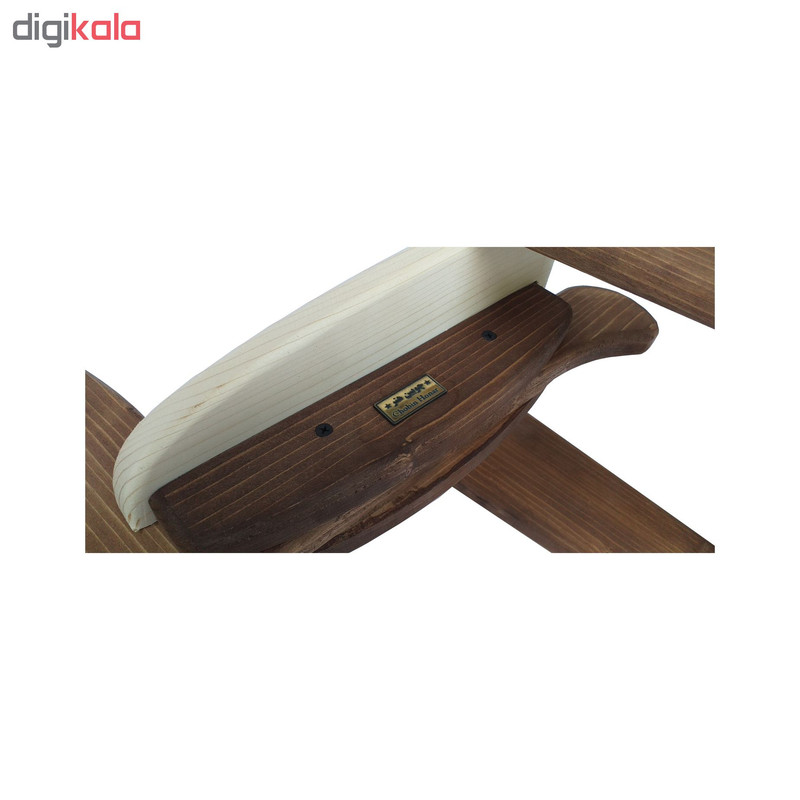 راکر کودک چوبین هنر طرح گوزن کد 2330